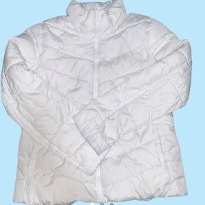 white puffer jacket